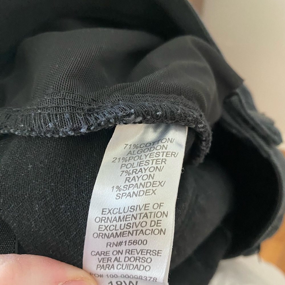 Wit & Wisdom Nordstrom Black Jean Plus Size 18W - Picture 6 of 11